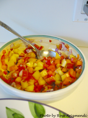 Peach & Papaya Salsa